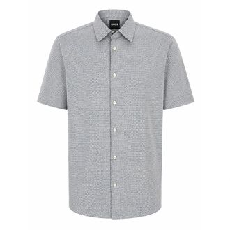 HUGO BOSS Hemden - Heren - Overhemden - Grijs - Maat: S