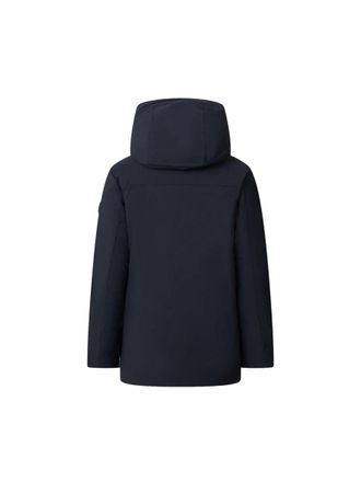Save The Duck Hooded Polyester Raincoat - Blue