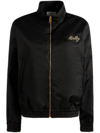 Bally Jack met rits en logo applicatie - Zwart