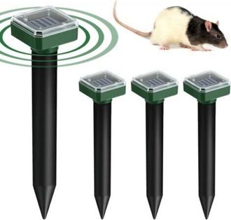 OEM Repelente Solar Para Topos, Juego De 4 Piezas, Repelente Solar Para Topos, Repelente Ultras&oacute;nico Para Ratones Y Ratas, Repelente Ultras&oacute;nico Para Rato
