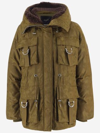 Pinko Pinko nylon jas met capuchon