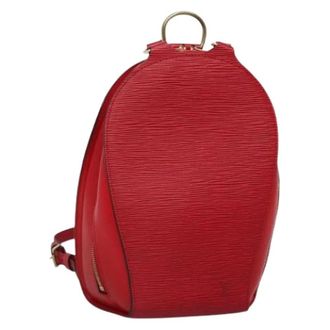 Louis Vuitton Pre-owned Backpacks, female, Red, Size: ONE SIZE Pre-owned Leather backpacks