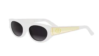 Dior Diorglow B2I Smoke Gradient Oval Ladies Sunglasses CD40225I 25B 54