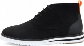 Infinity Leather Mens Olive Suede Lace-Up Ankle Desert Boots