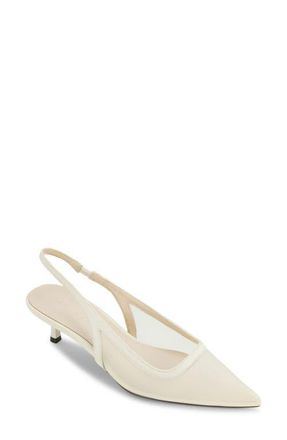 Yosi Samra Delilah Slingback Pump in Cream at Nordstrom, Size 7.5