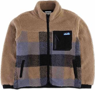 Kavu Womens Willow Creek Fleece Jacket In Nightshade Plaid