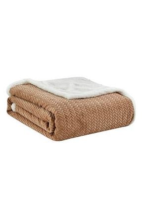 Luxury Home Jacquard Braided Throw Blanket in Taupe at Nordstrom Rack, Size King