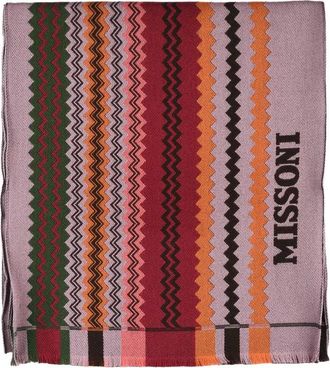 Missoni Red Wool Scarf