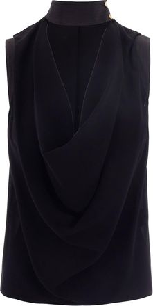 Elisabetta Franchi Black Viscose Top