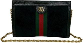 Gucci Pre-owned Vintage Schoudertas - Dames - Vintage Schoudertas - Zwart - ONE Size - Leer - Vintage