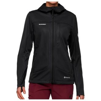 Mammut Ultimate VIII Softshell Hooded Jacket Softshelljacke f&uuml;r Damen | schwarz