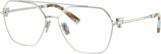 Tiffany & Co. Glasses, unisex, Gray, Size: 55 MM Irregular Eyeglasses