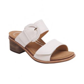 Aetrex Womens Tatiana Block Wedge Sandals In Ivory