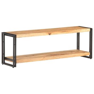 Berkfield Home TV Cabinet 120x30x40 cm Solid Acacia Wood in Brown | Size: 120 x 30 x 40 cm