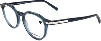 Ferragamo Ferragamo Mens 51 mm Blue Opticals