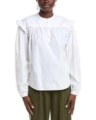 Officine G&eacute;n&eacute;rale Officine Generale Charline Poplin Blouse