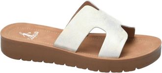 Corkys Footwear Womens Hold Please Sandals In White