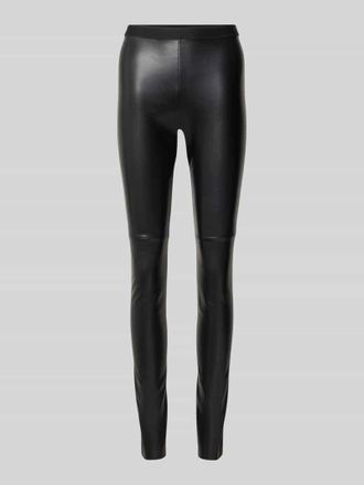 Marc Cain Leggings in Leder-Optik in Black, Gr&ouml;&szlig;e 34