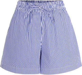 P.A.R.O.S.H. Pinstriped Shorts With Rhinestones