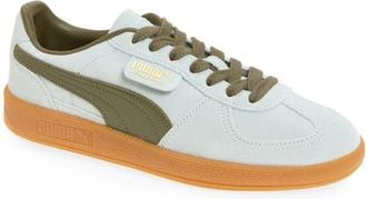 Puma Palermo Sneaker in Peaceful Blue-Loden Green at Nordstrom, Size 7.5