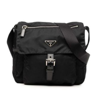 Prada Pre-owned Cross Body Bags, female, Black, Size: ONE SIZE Pre-owned Cross Body Bag