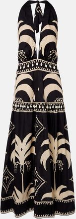 Johanna Ortiz Printed cotton maxi dress