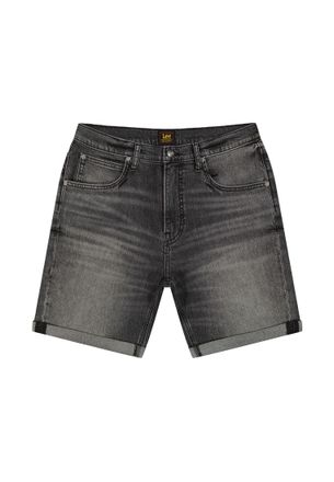 Lee Regular-fit-Jeans LEE Lee Jeansshorts 5 Pocket, Herren, Gr. 32, N-Gr, grau, Obermaterial: 79% Baumwolle CO. 20% Baumwolle CO recyc.. 1% Elasthan EL., 