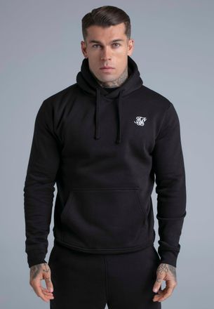 Siksilk Sudadera Essentials Negra para Hombres XXL