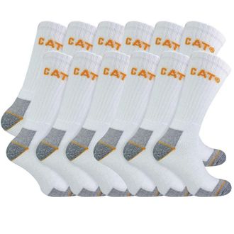 CAT 12 Pack Unisex Zware Werk Sokken voor Stalen Neus Laarzen