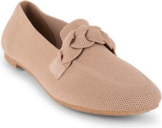 Elie Tahari Andalusia Knit Loafer in Camel at Nordstrom, Size 7.5