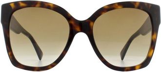 Gucci Womens Sunglasses GG0459S 002 Havana Brown Gradient - One Size
