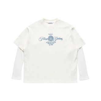 Acne Studios Embroidered T-Shirt - Dames - Tops - Wit - Maat: M Katoen