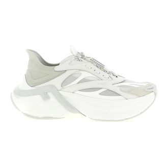 Fendi Schoenen, Dames, Grijs, 40 EU, Leer, F-Light Running Sneakers