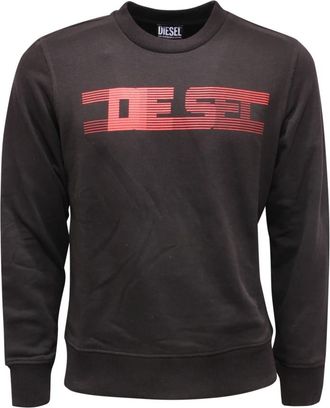 Diesel 9662Ap Felpa Sweatshirt - Heren - Sweatshirts - Zwart - XS - Hoodies & sweatvesten