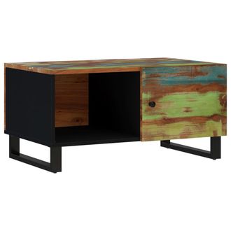 vidaXL Mesa De Centro Madera Reciclada Y Contrachapada 80x50x40 Cm Vidaxl