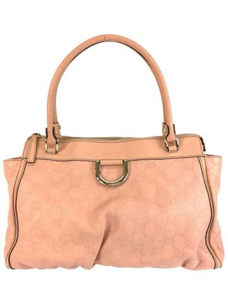 Gucci Pink Leather Abbey Tote (Authentic Pre-Loved)