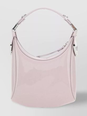 by FAR leather cosmo bag with chain strap detail