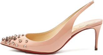 Christian Louboutin Pumps con cinturino posteriore - Rosa