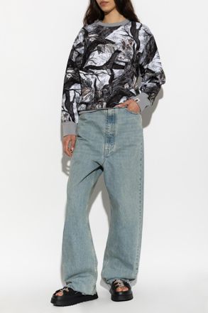 A Bathing Ape Sweatshirt With Print, Womens, Grey