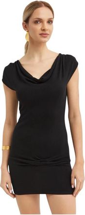 Aya Muse Navi Mini Jurk - Dames - Korte kleedjes - Zwart - M - Kleedjes