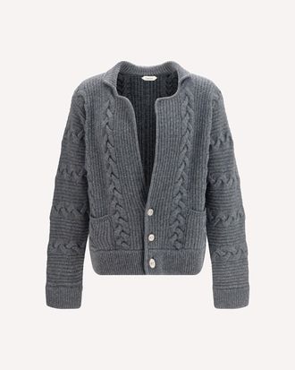 Versace Knitted button Cardigan Male 50