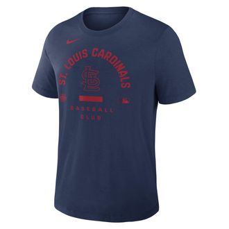 Nike St. Louis Cardinals Authentic Collection Early Work Nike Mens Dri-FIT MLB T-Shirt in Blue | 034J44BSCN-HXK