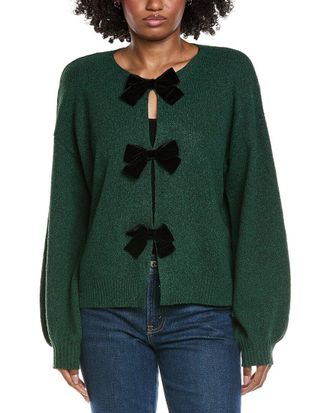 CeCe by Cynthia Steffe Bow Closure Cardigan