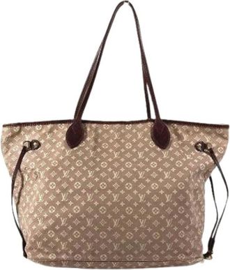 Louis Vuitton Pre-owned Tote Bags, female, Beige, Size: ONE SIZE Pre-owned Monogram Idylle Tote Bag