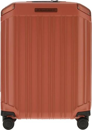 Piquadro Koffers, unisex, Bruin, ONE Size, Polyester, Slim Cabin Spinner