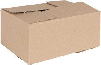 vidaXL Caja Plegable 50 pcs Marrón 30 x 21.5 x 14 cm Cartón Vidaxl