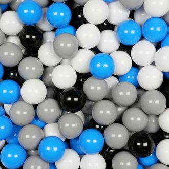 OEM Pelotas De Juguete &Oslash;7cm 400uds Blanco, Gris, Azul, Negro