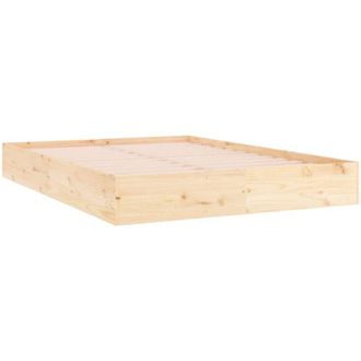 vidaXL Estructura de cama sin colchón madera maciza 140x200 cm Vidaxl