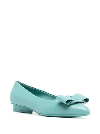 Ferragamo Viva Ballerina Flat - Blue