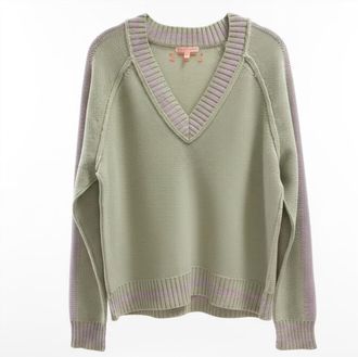 Lisa Todd Womens Two Timer Sweater Top In Beach Glass